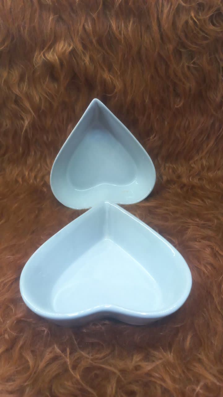 كاسه سراميكي طرح قلب